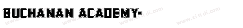 Buchanan Academy字体转换